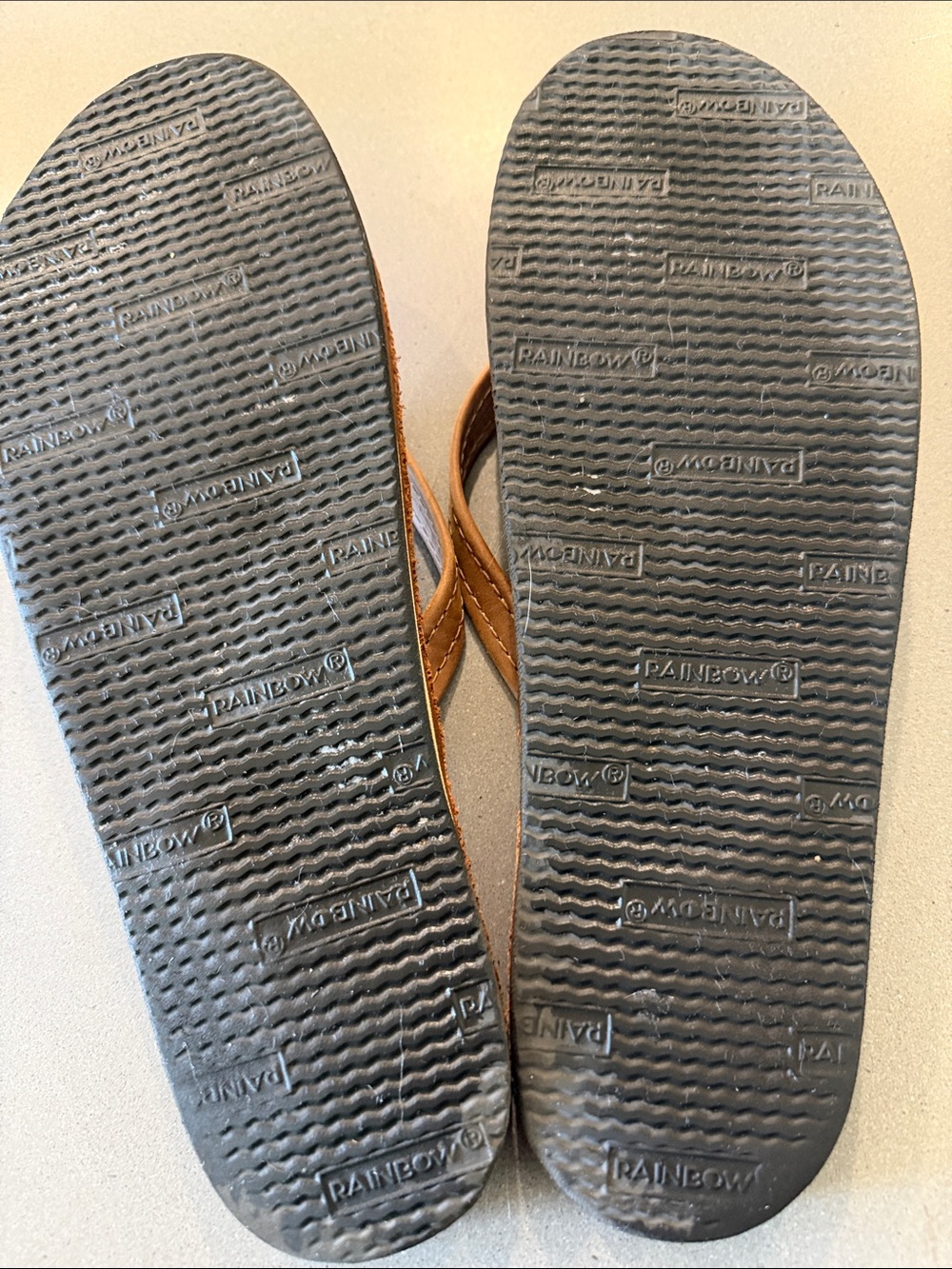 Rainbow Brown Leather Sandals - Picture 4 of 7